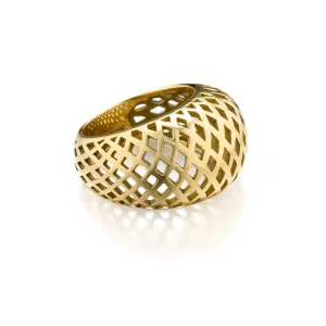 Domed Crownwork Ring