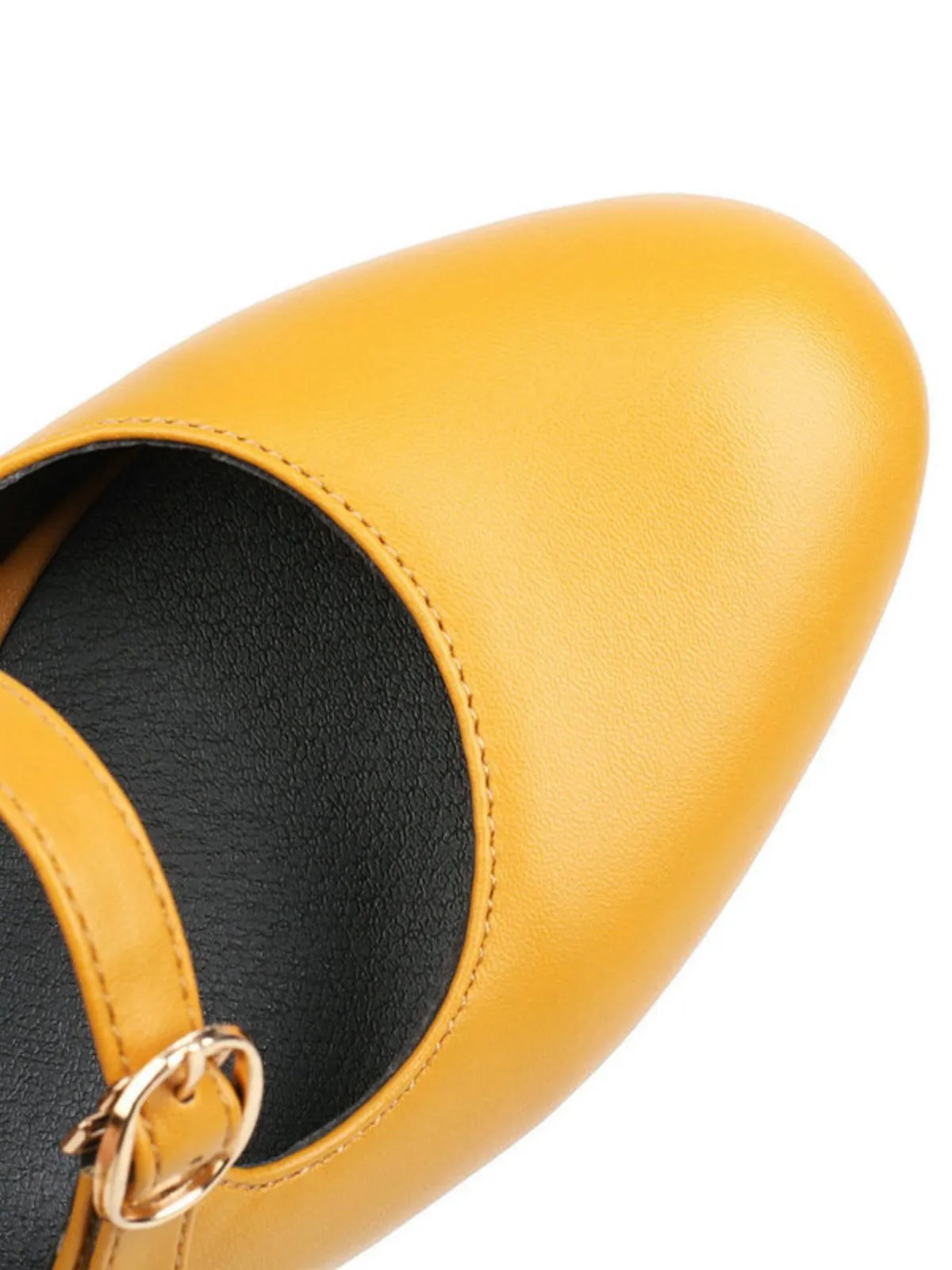 Double Buckle Heels Mary Jane Shoes