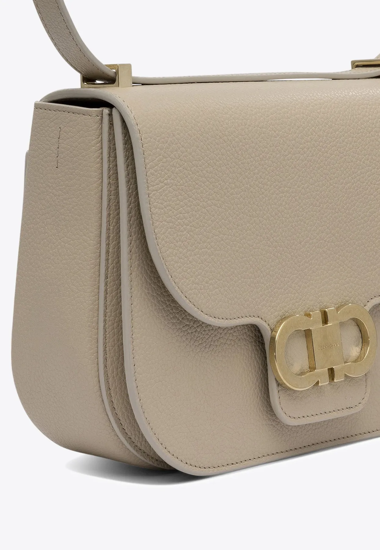 Double Gancini Crossbody Bag