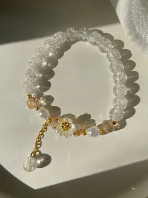 Dreamland Floral Bracelet- white