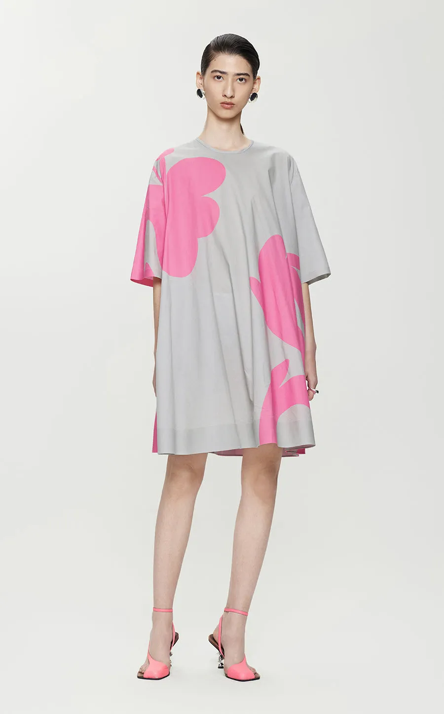 Dresses/JNBY A-line Oversize Short-sleeved Dress