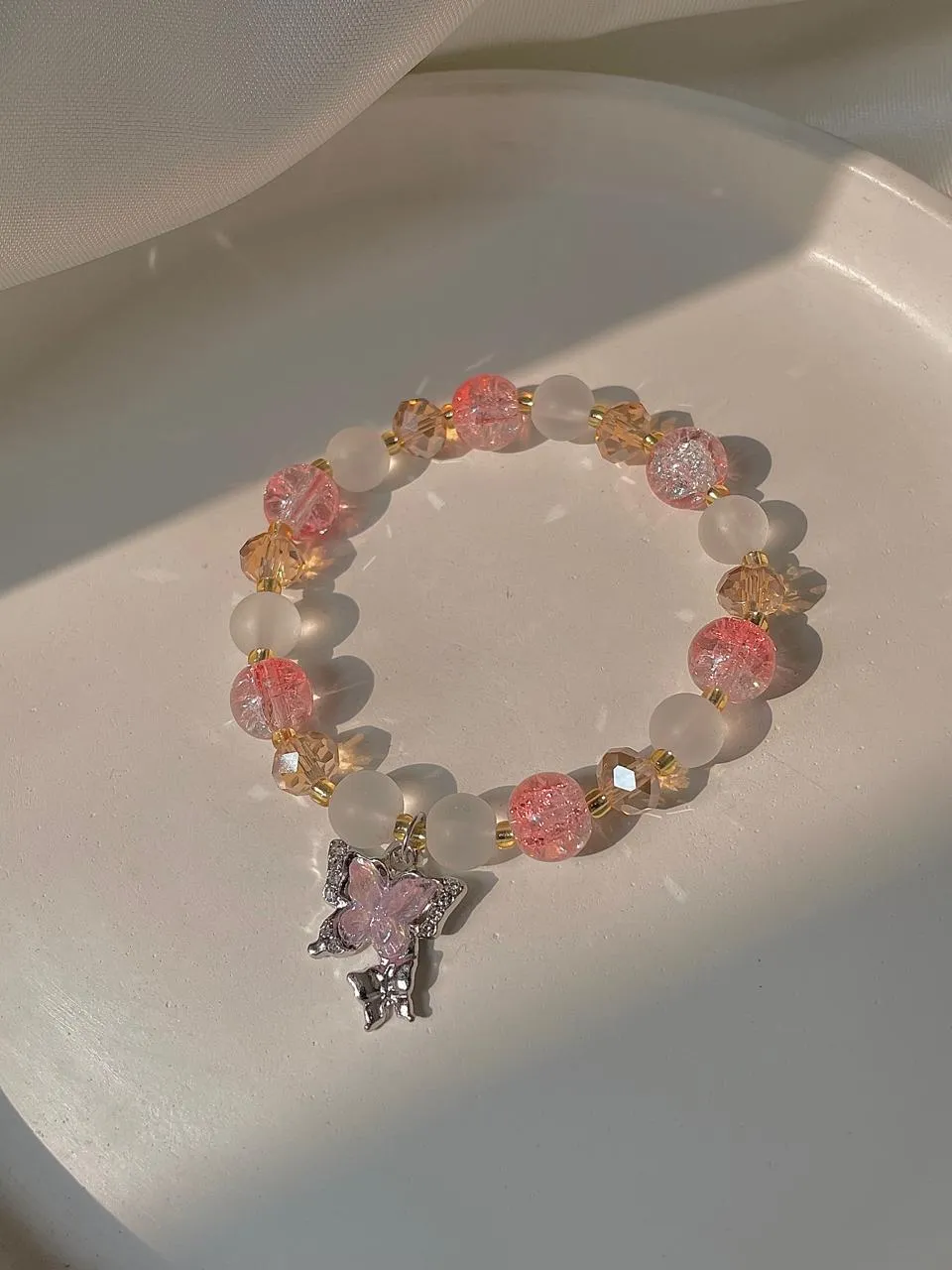 Dual Butterfly Bracelet- sunshine