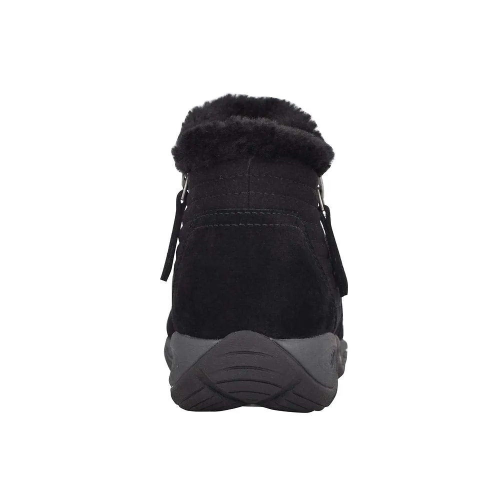 Easy Spirit Women's Elinot Snow Boot, Black/Black, 8 Wide