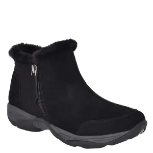 Easy Spirit Women's Elinot Snow Boot, Black/Black, 8 Wide