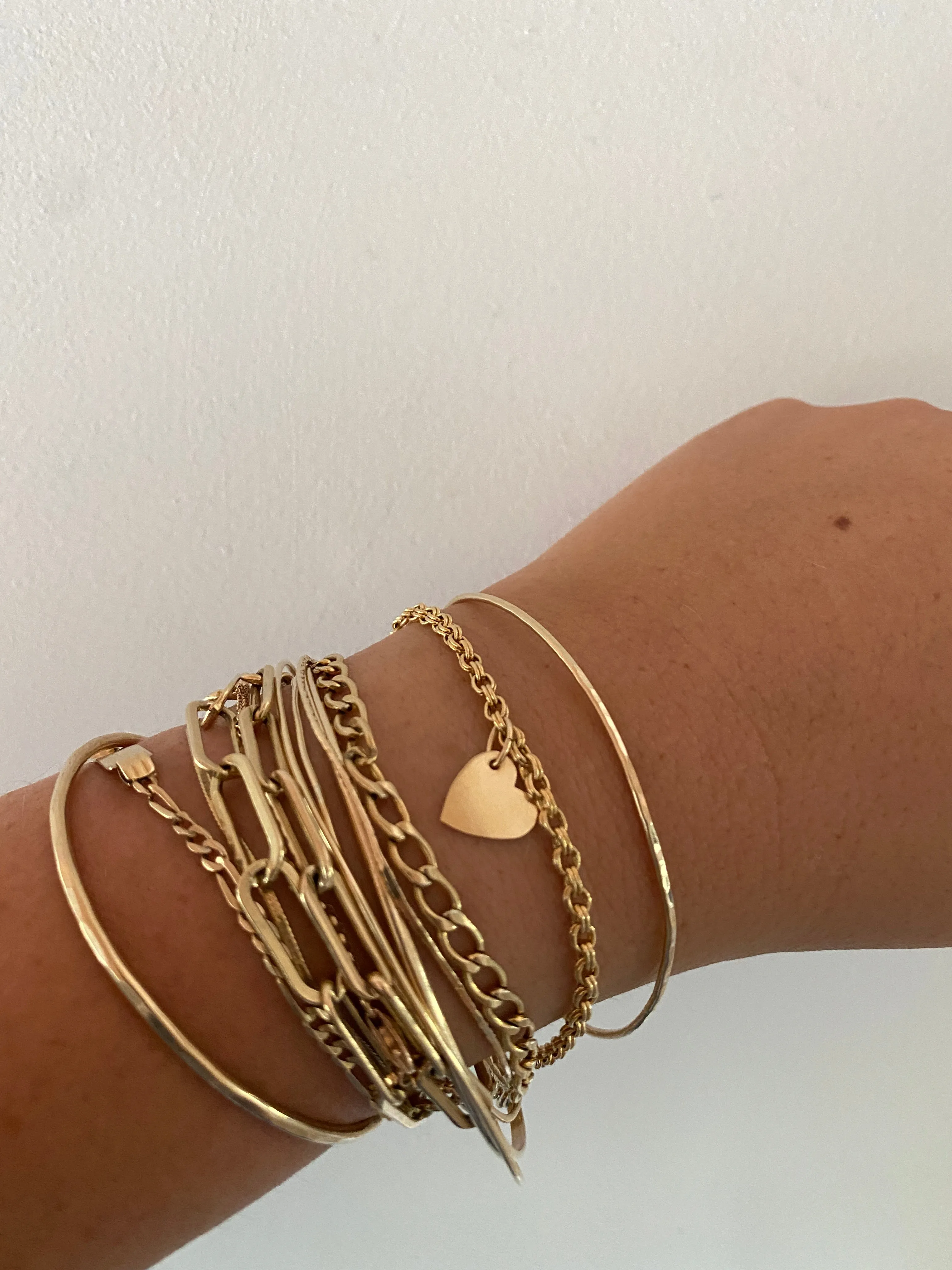 EDI HEART BRACELET CHAIN