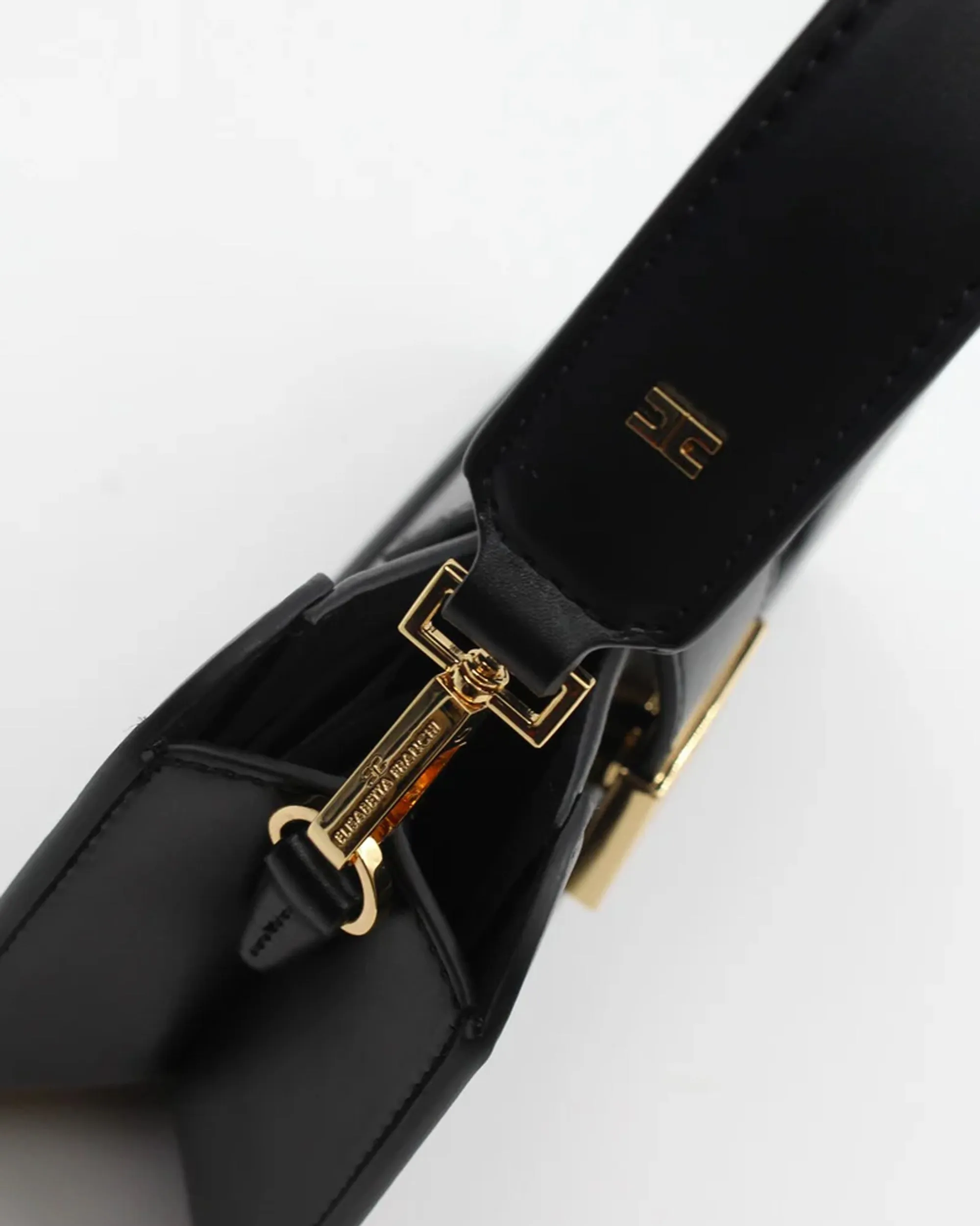 Elisabetta Franchi Borsa A Spalla Con Fibbia Nera
