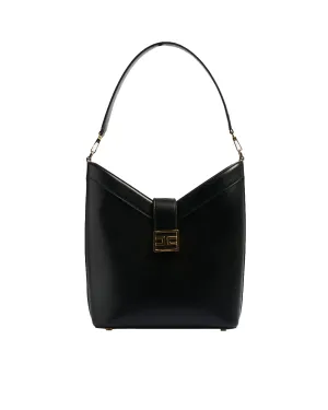 Elisabetta Franchi Borsa A Spalla Con Fibbia Nera