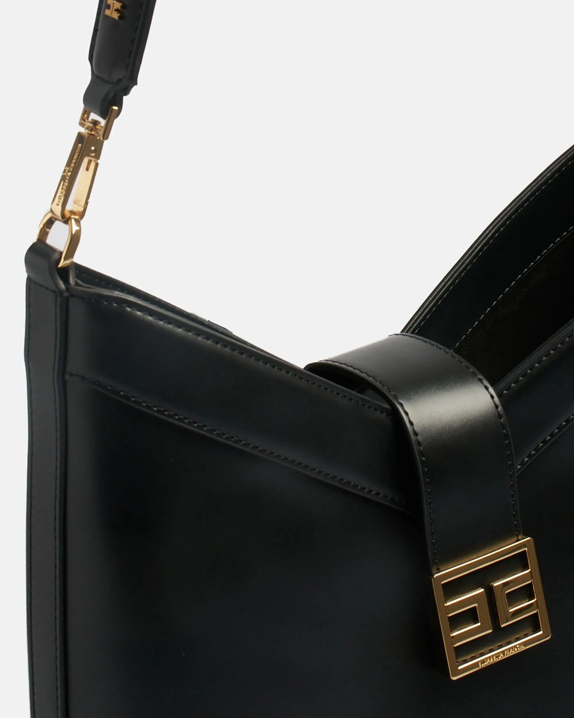 Elisabetta Franchi Borsa A Spalla Con Fibbia Nera