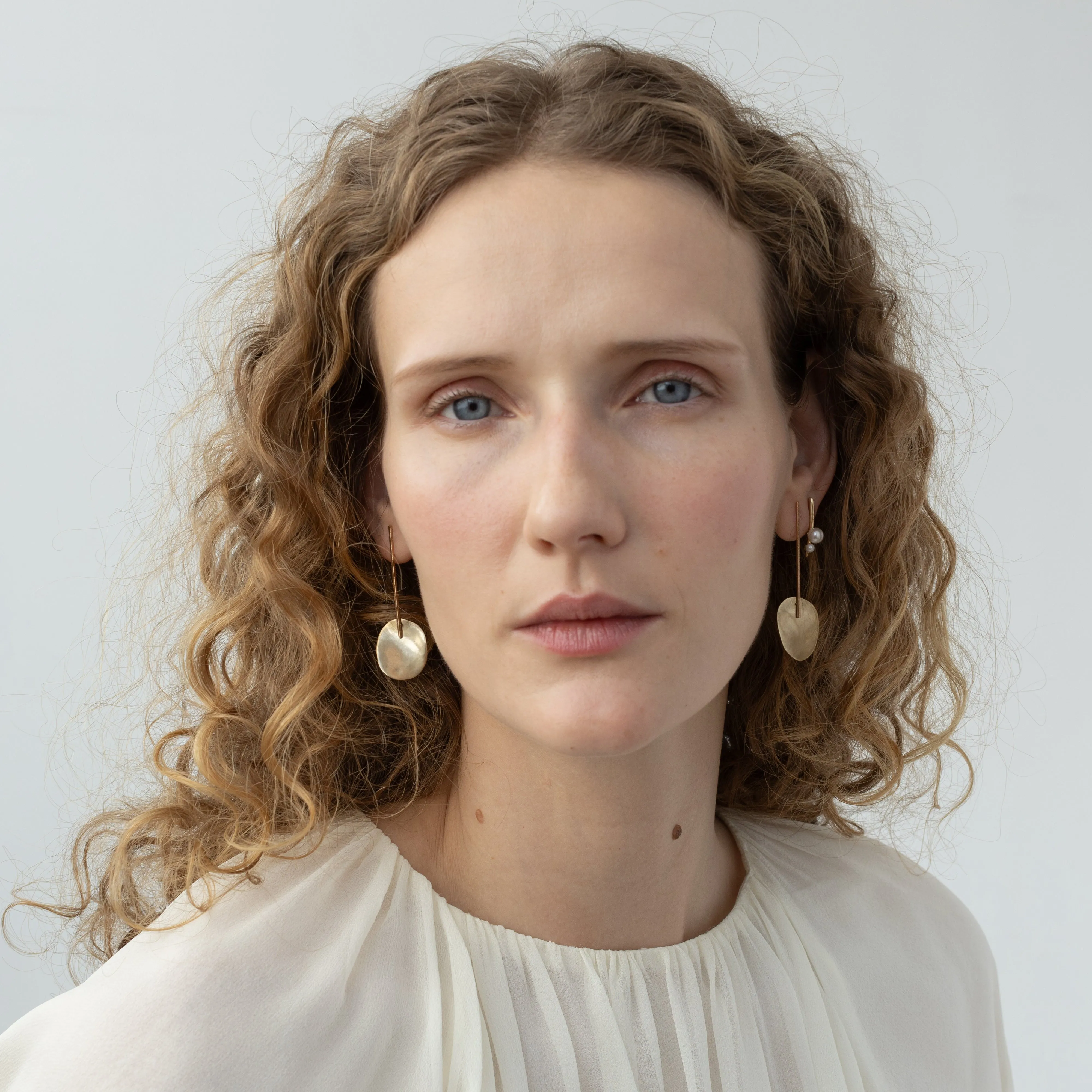 elise long drop studs