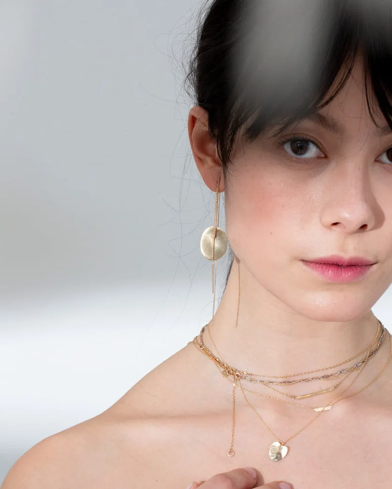 elise long drop studs