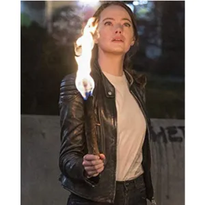 Emma Stone Zombieland: Double Tap Leather Jacket
