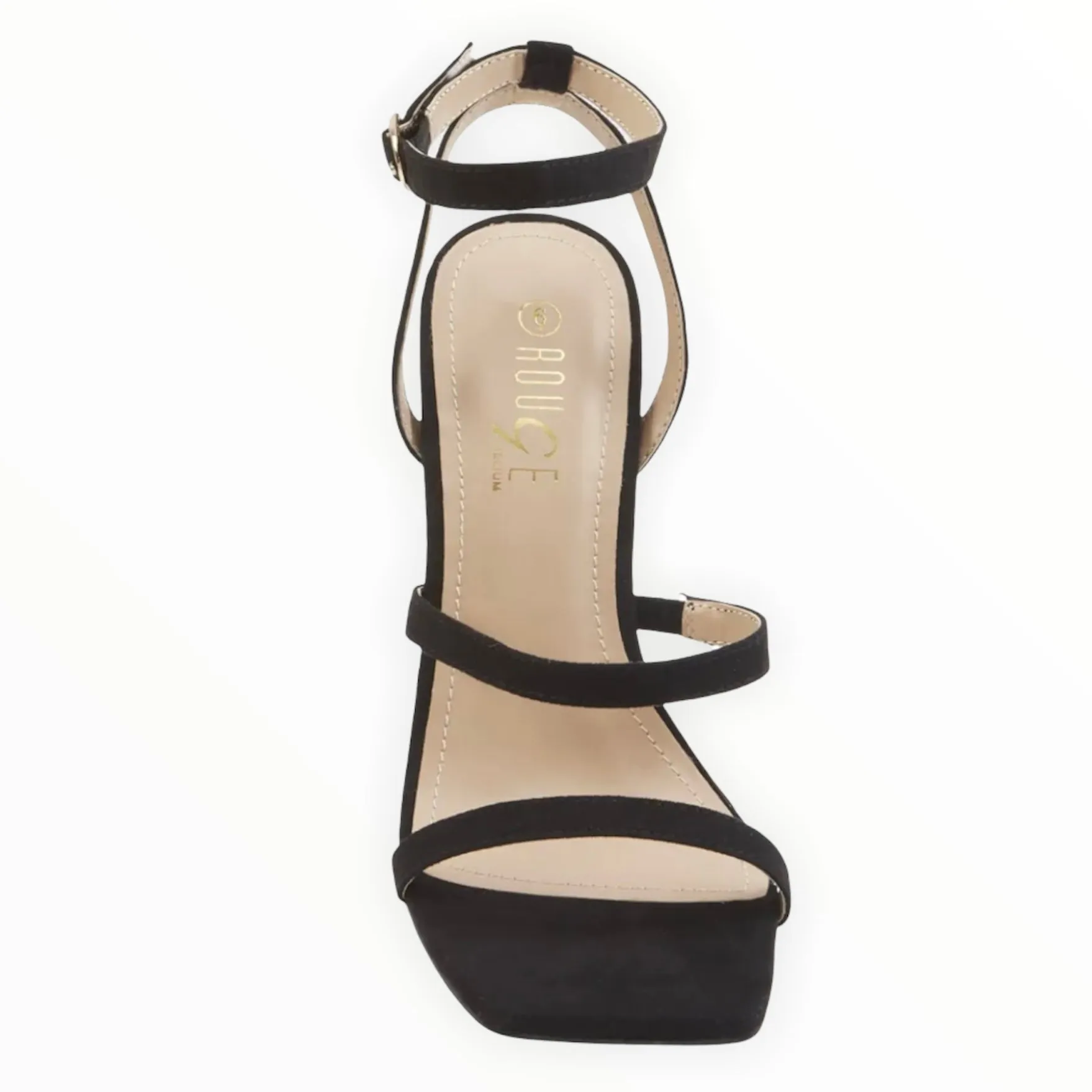 ENDLESS Women's Hight Heel Square Toe Strappy Dress Shoes