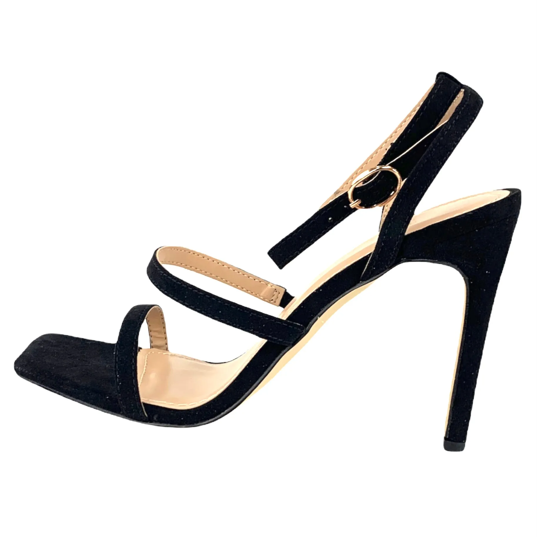 ENDLESS Women's Hight Heel Square Toe Strappy Dress Shoes