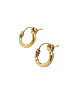 Evangeline Huggie Hoop Earrings