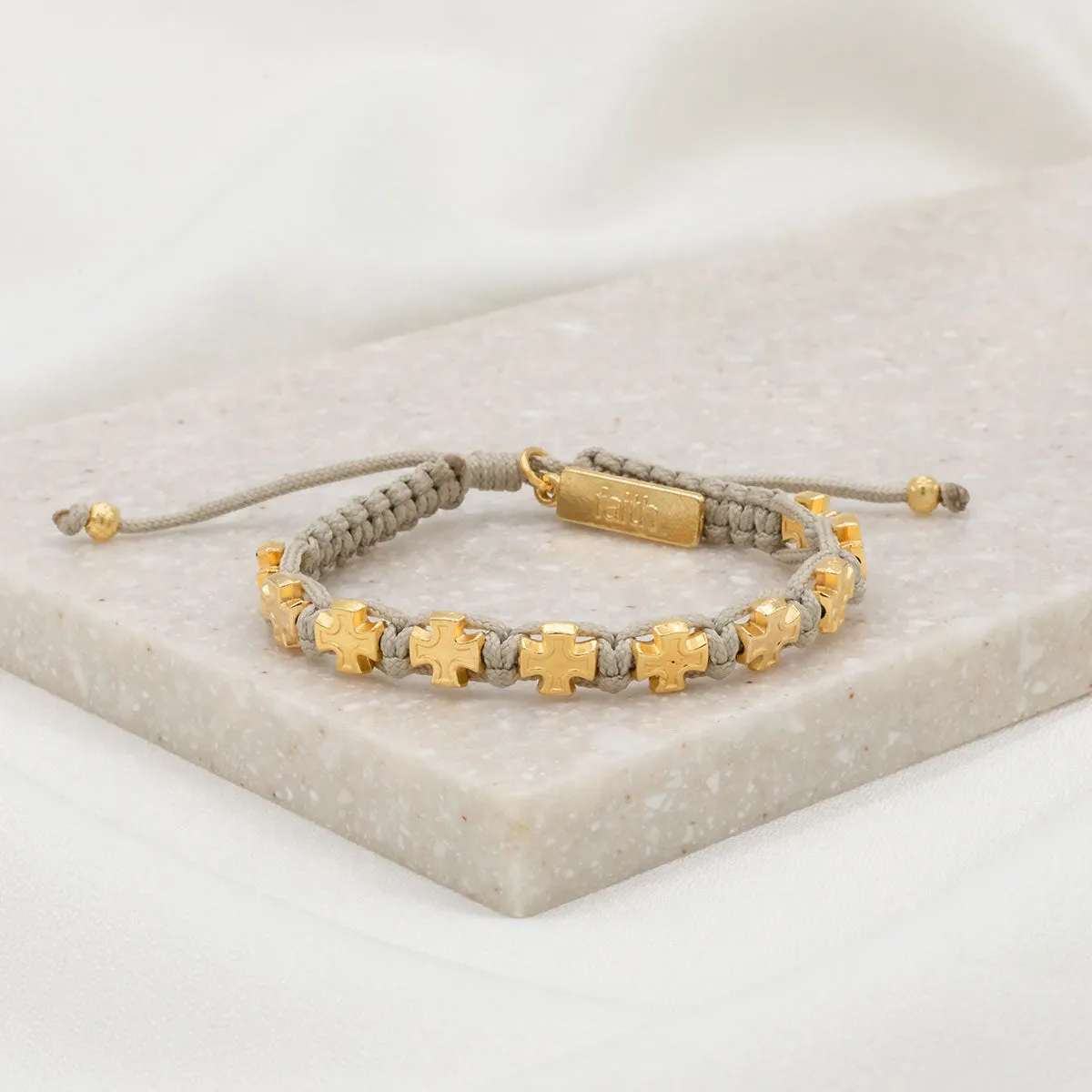 Faith Blessing Bracelet/Gold