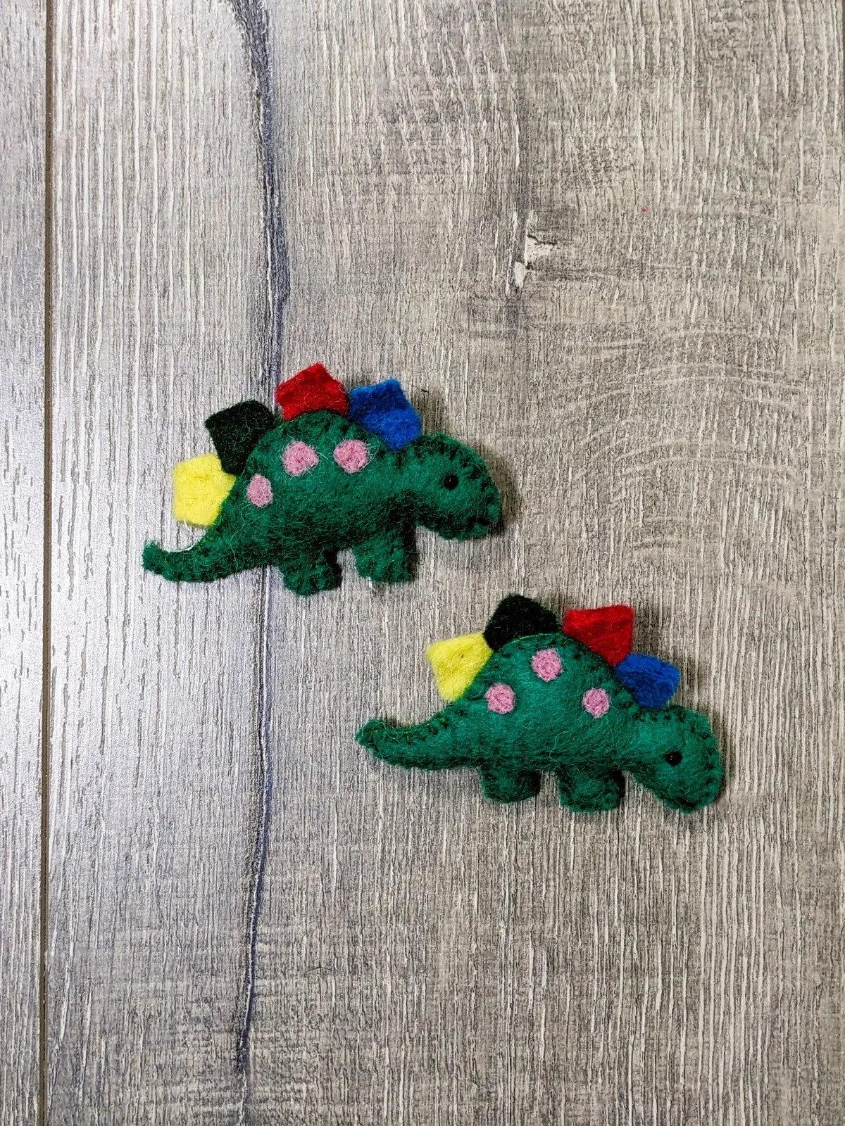 Felt Dinosaur Brooch