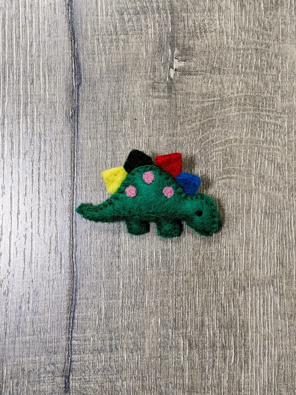 Felt Dinosaur Brooch