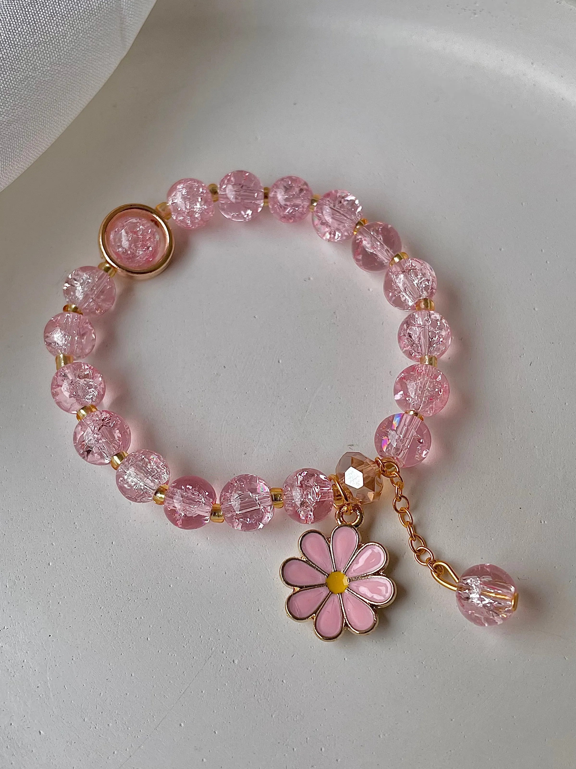 Floral Bracelet- pink