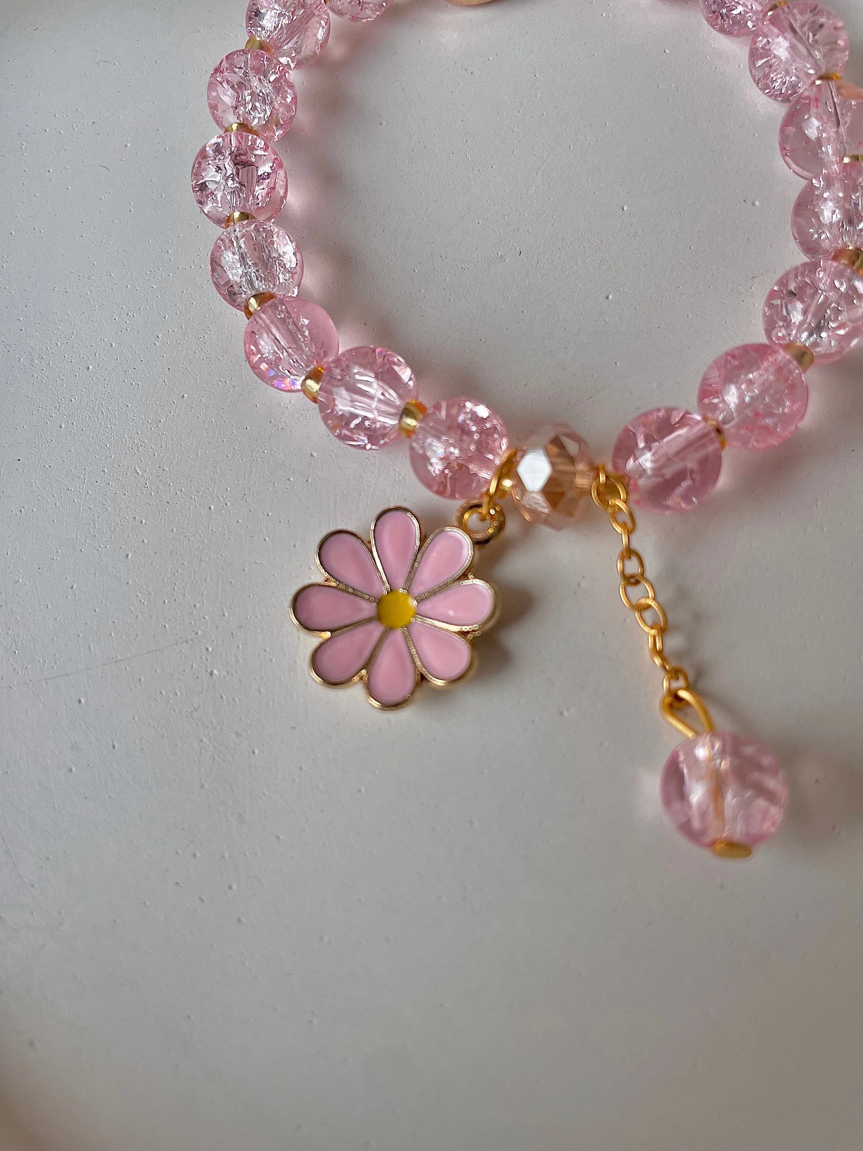 Floral Bracelet- pink