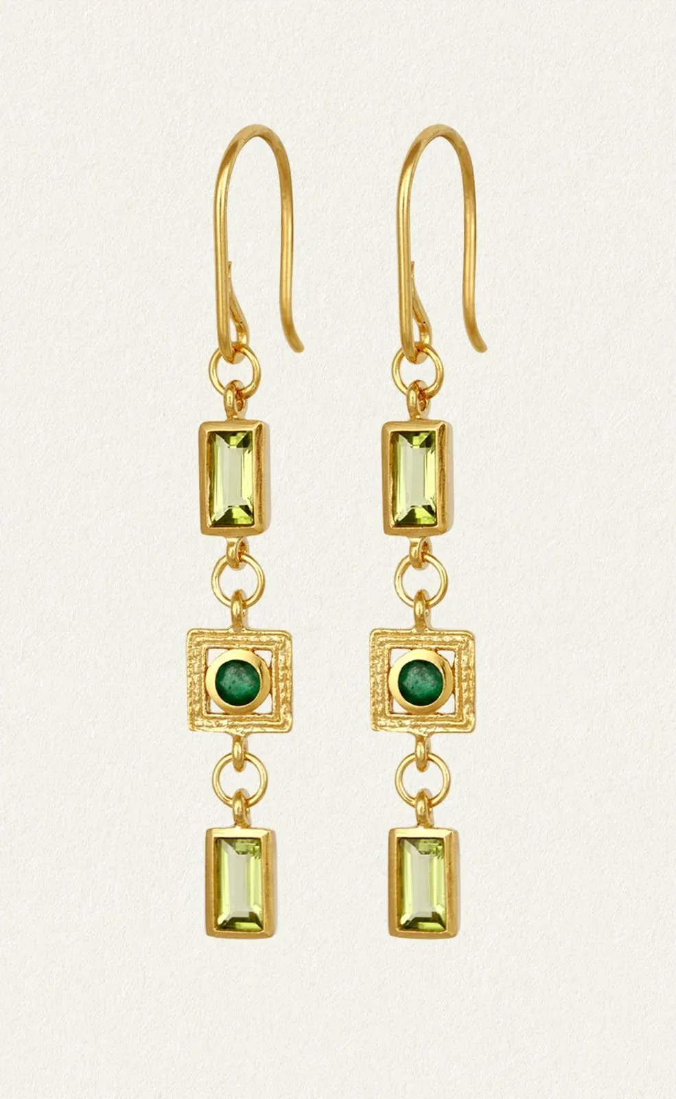 Florence Earrings Gold Vermeil