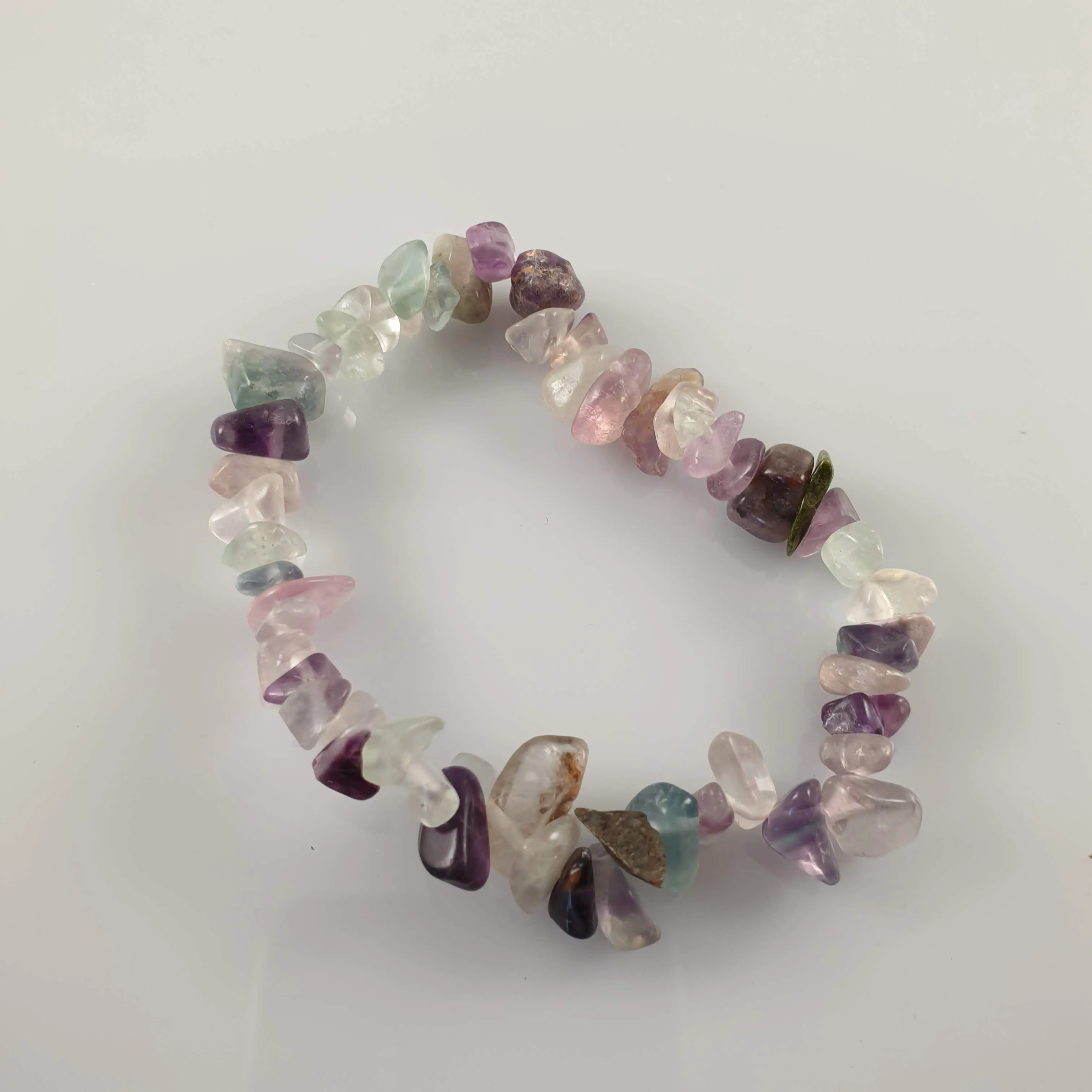 Fluorite Chip Crystal Bracelet