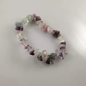 Fluorite Chip Crystal Bracelet