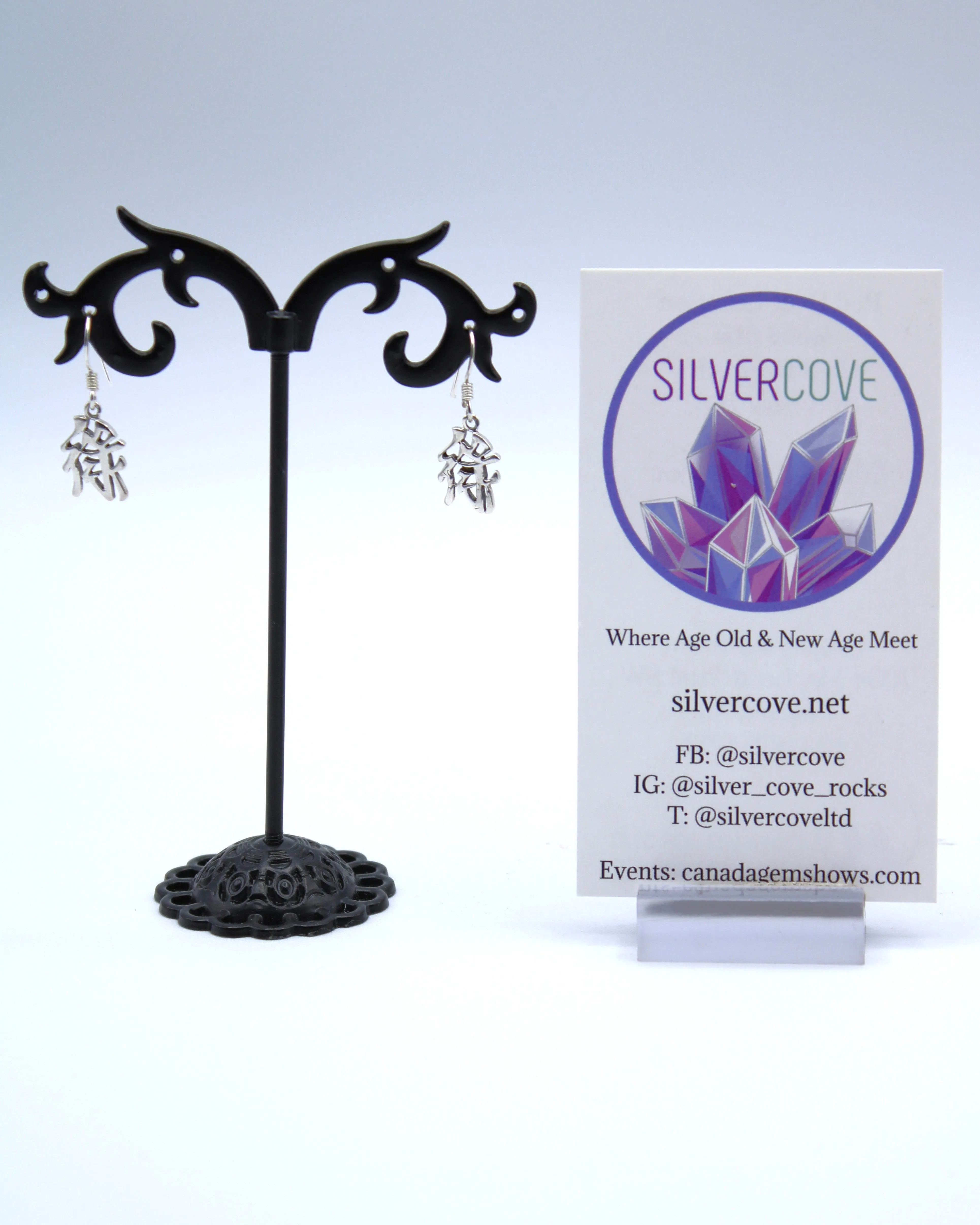 Follow The Fate Sterling Silver Earrings