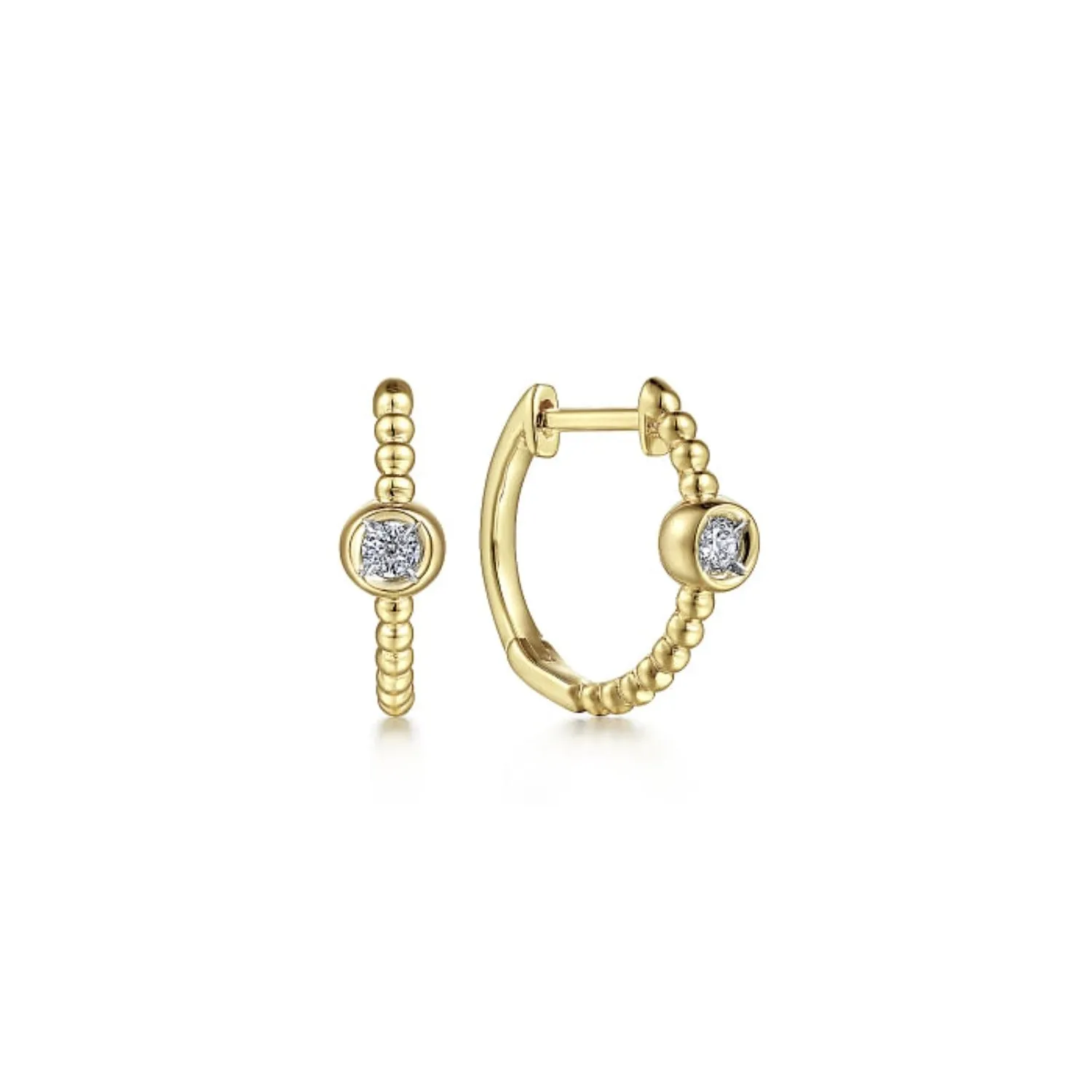 Gabriel & Co. Diamond Bujukan Huggie Earrings