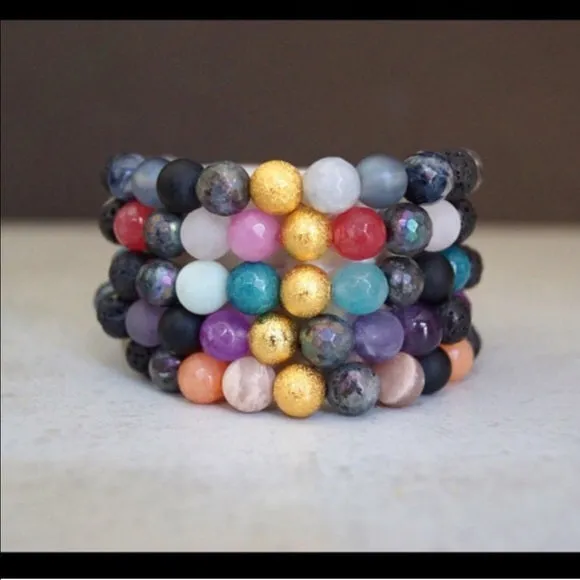 GEMSTONE DIFFUSER BRACELETS