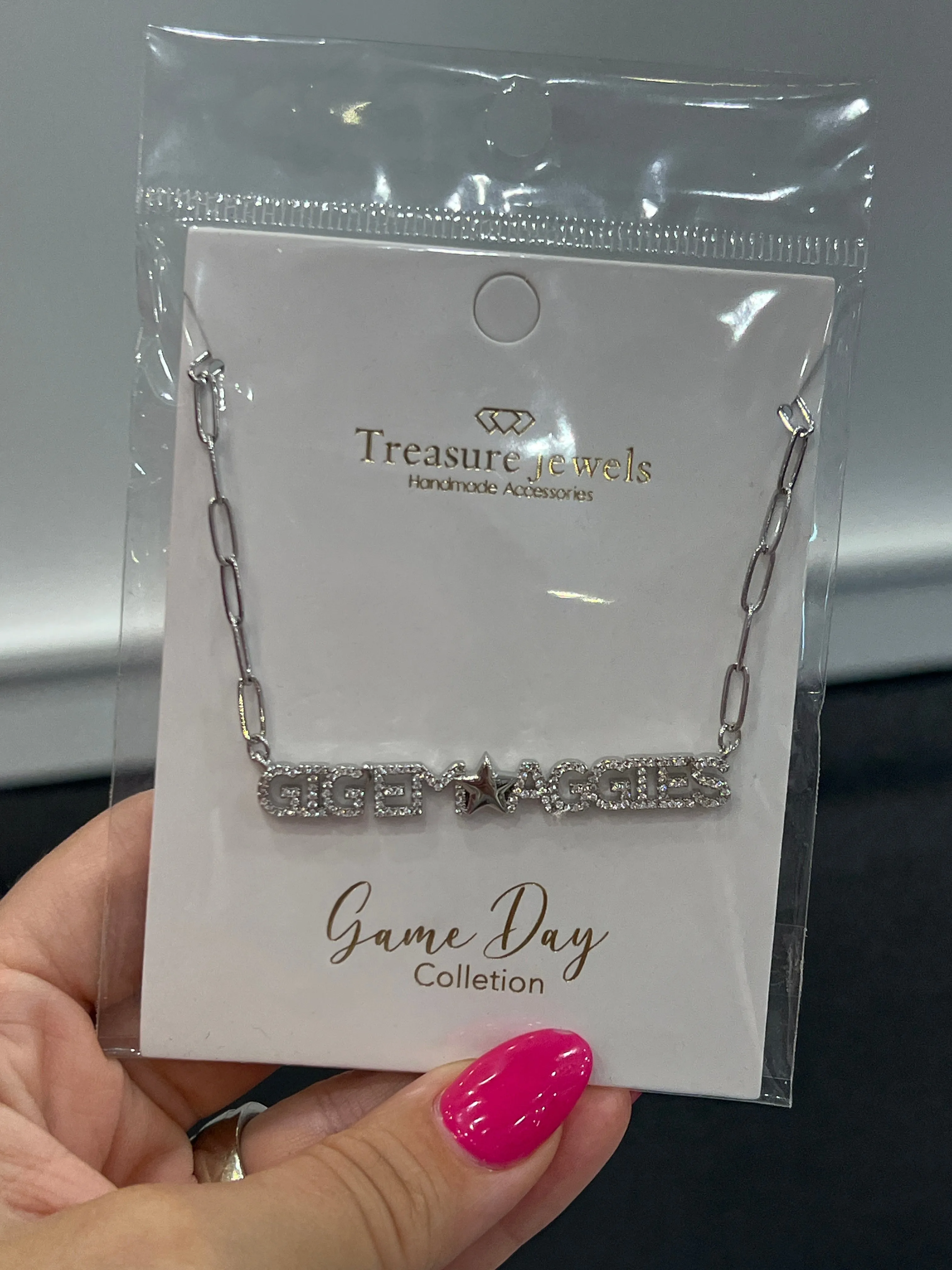 Gig'em Aggies Necklace