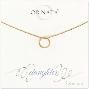 Gold Filled “Daughter” Generations Necklace