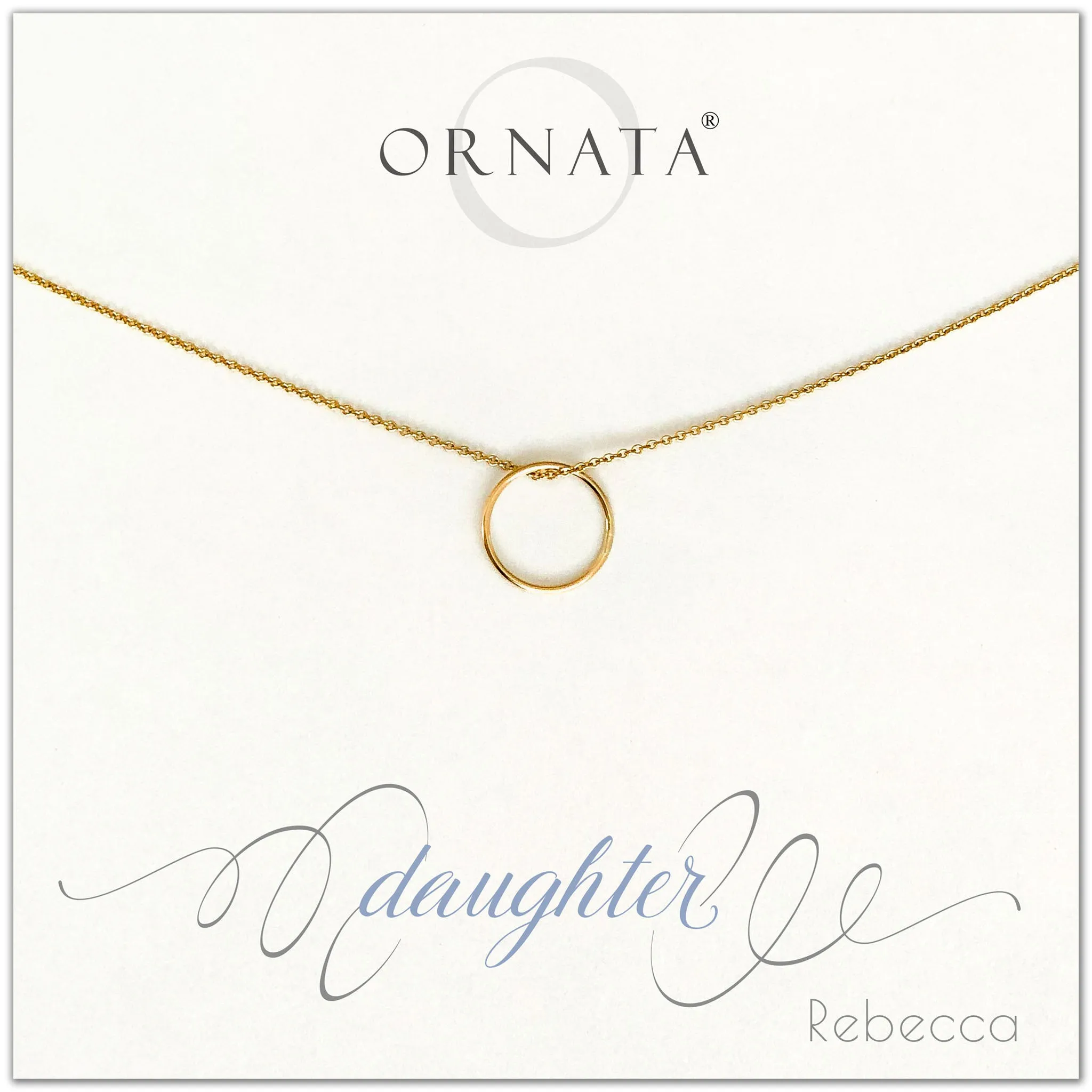 Gold Filled “Daughter” Generations Necklace