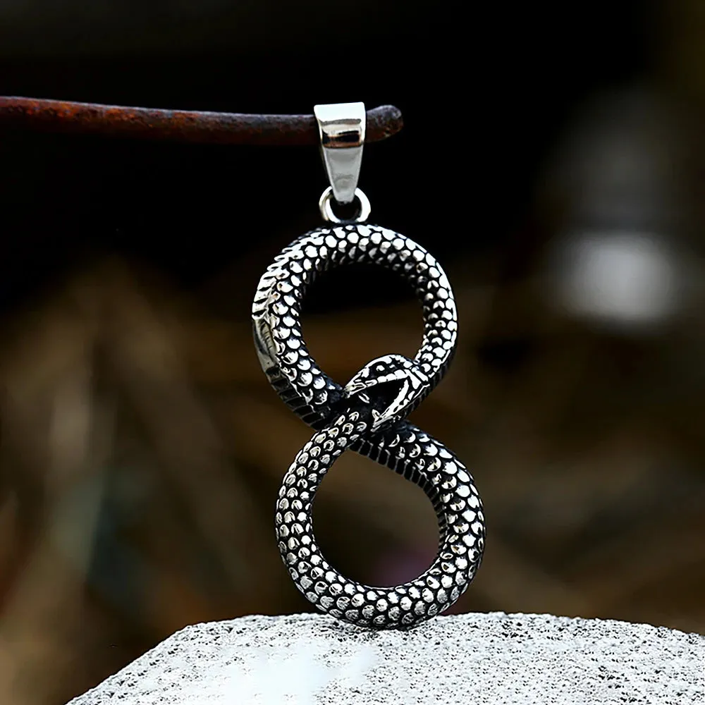 Gothic Snake Pendant Necklace