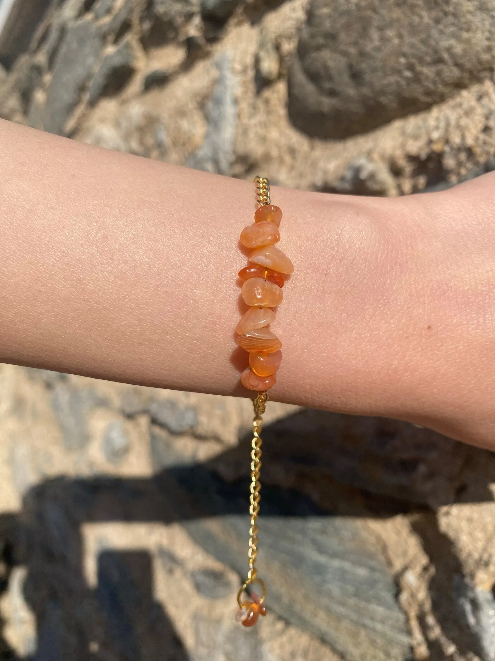 Handmade Carnelian Bracelet