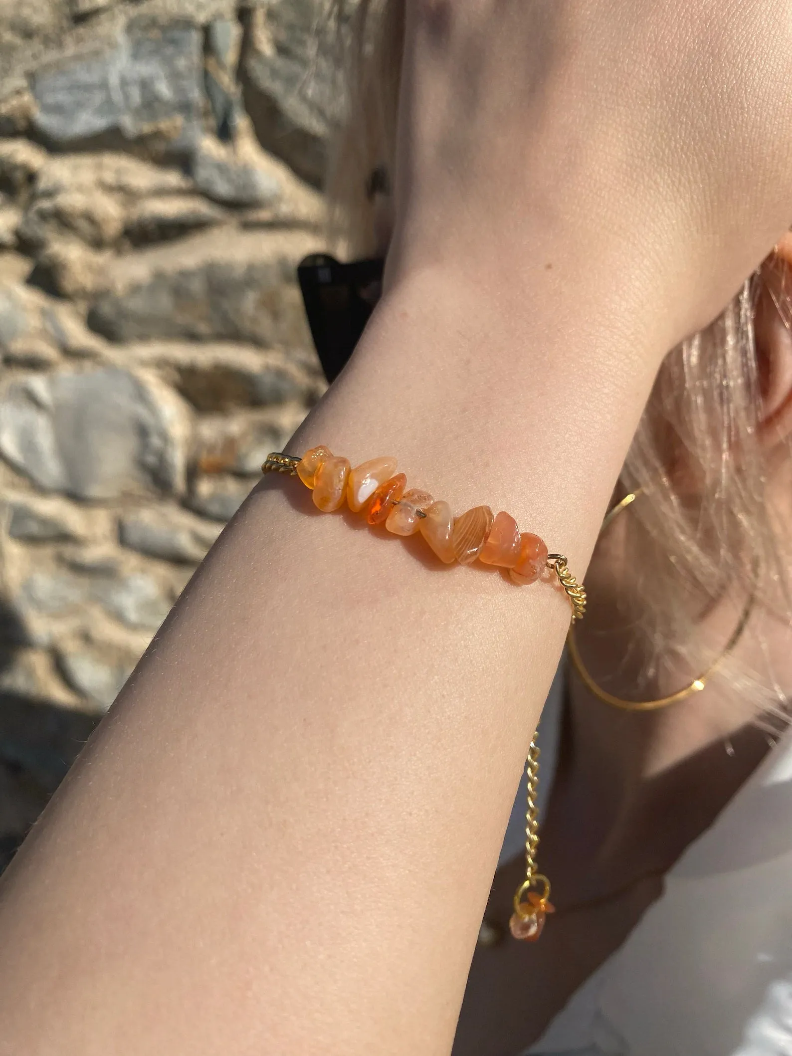 Handmade Carnelian Bracelet