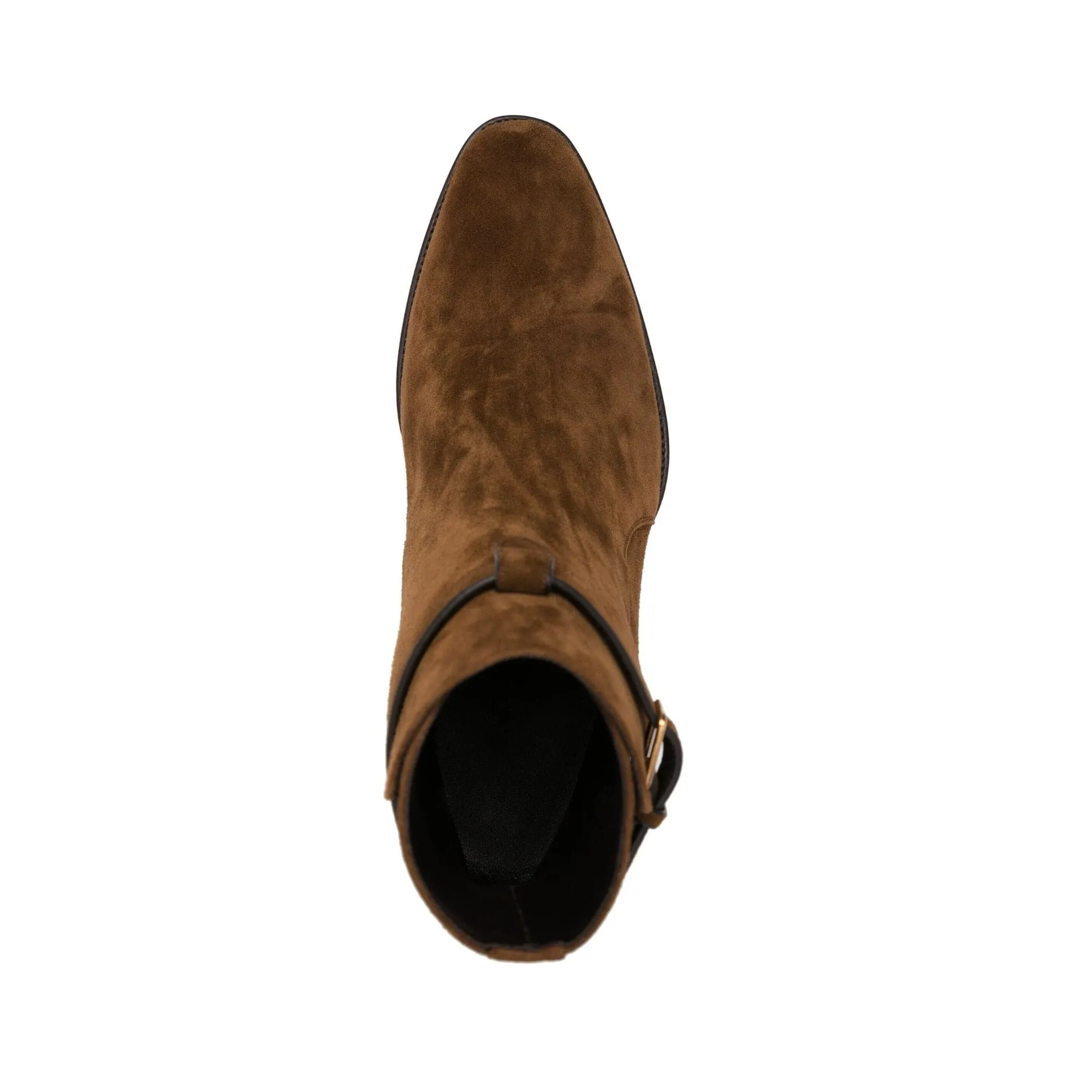 Handmade Custom Brown Suede Leather Jodhpur Boots For Men