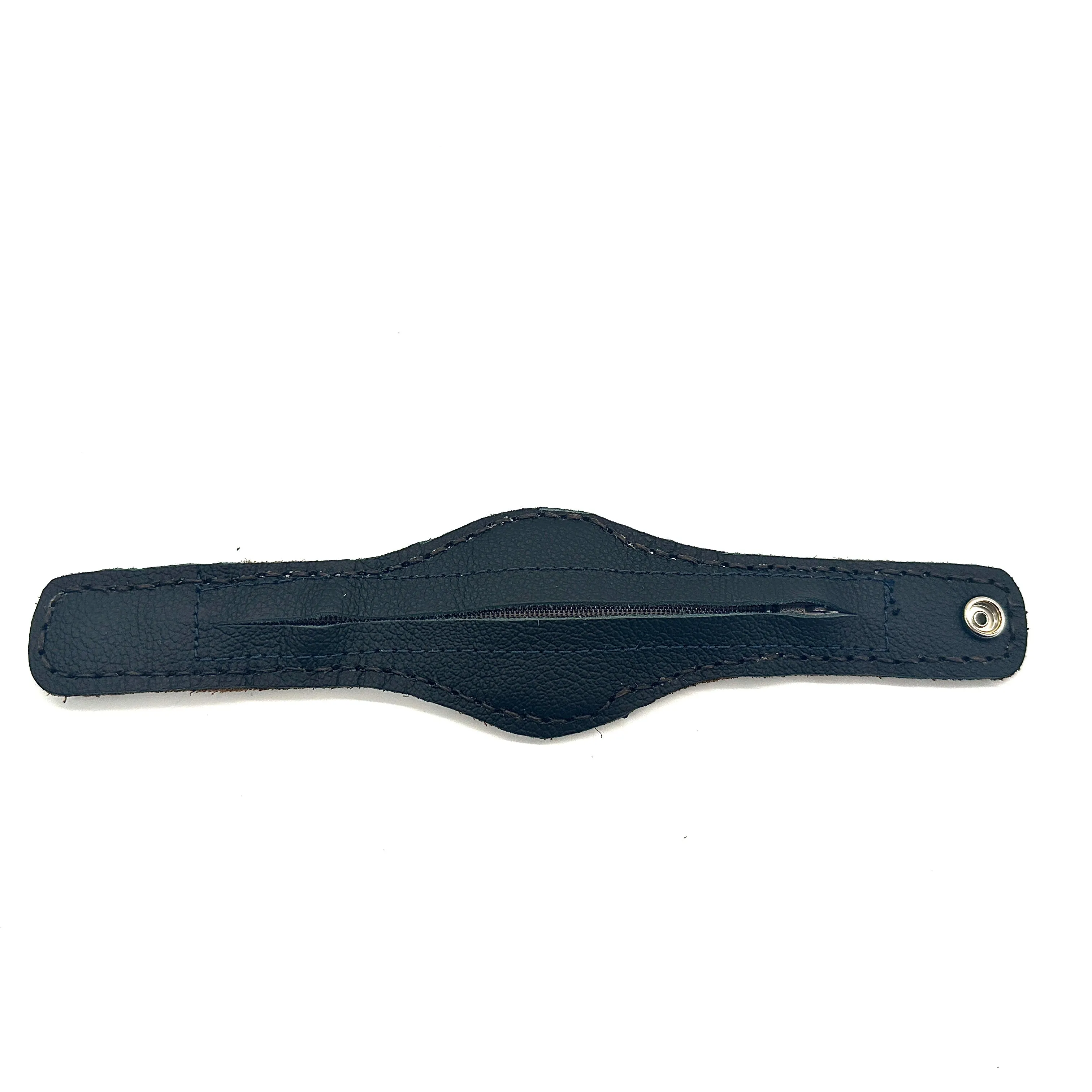 Handmade genuine leather wallet bracelets/ cuffs with gemstone (6 pack/ $17)