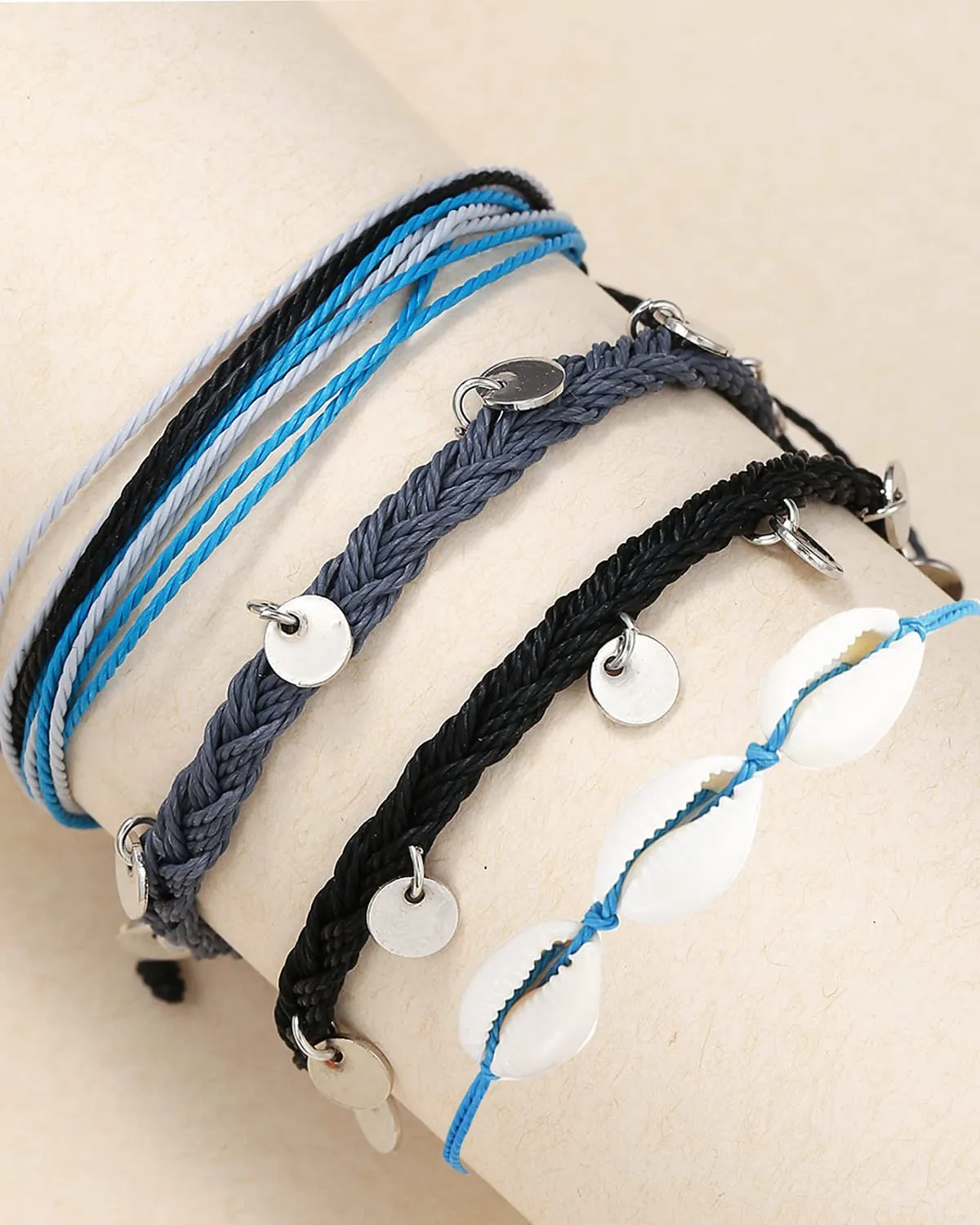 Handmade Summer String Bracelets for Women - Boho Braided Adjustable Beaded Waterproof Surfer Beach Bracelet Jewelry for Women Men