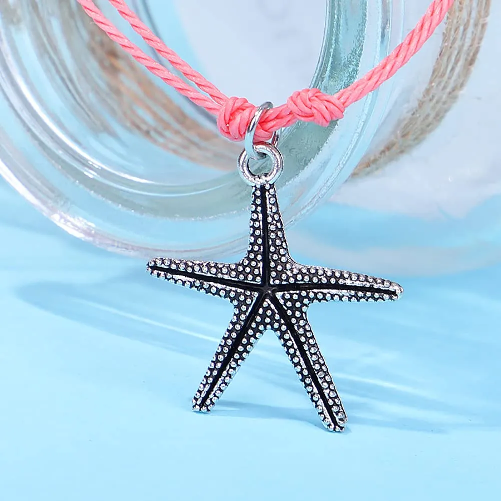 Handmade Summer String Bracelets for Women - Boho Braided Adjustable Beaded Waterproof Surfer Beach Bracelet Jewelry for Women Men