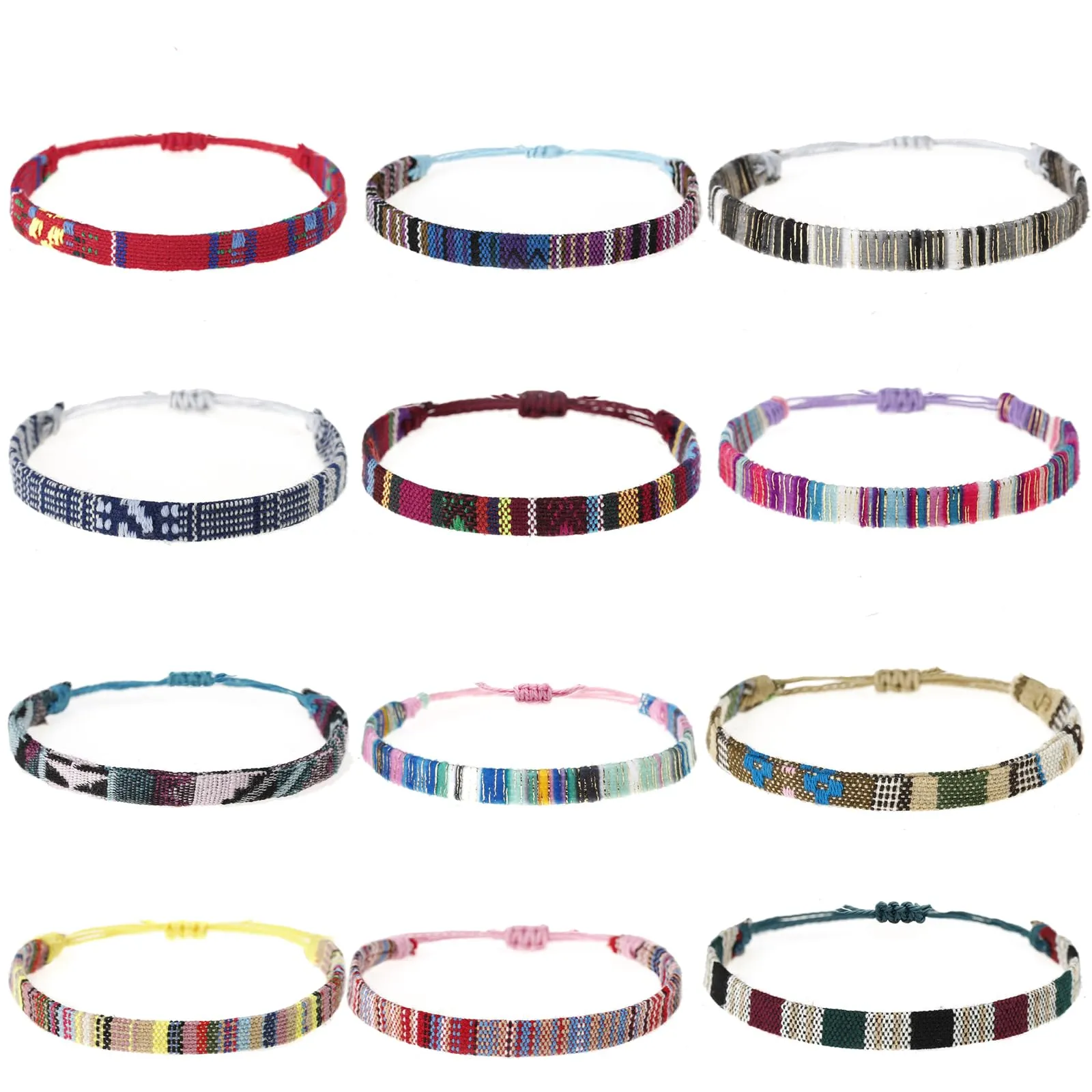 Handmade Summer String Bracelets for Women - Boho Braided Adjustable Beaded Waterproof Surfer Beach Bracelet Jewelry for Women Men