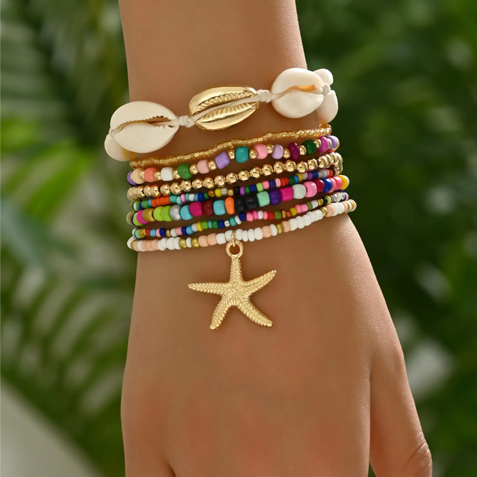 Handmade Summer String Bracelets for Women - Boho Braided Adjustable Beaded Waterproof Surfer Beach Bracelet Jewelry for Women Men