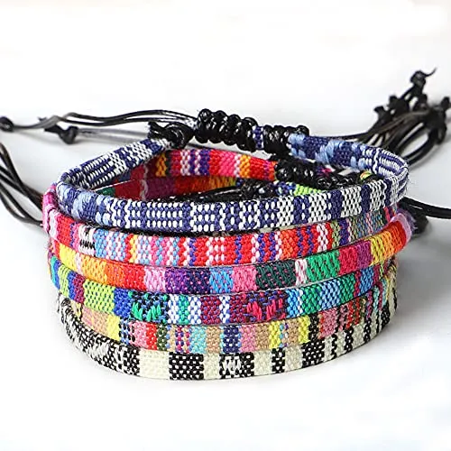 Handmade Summer String Bracelets for Women - Boho Braided Adjustable Beaded Waterproof Surfer Beach Bracelet Jewelry for Women Men
