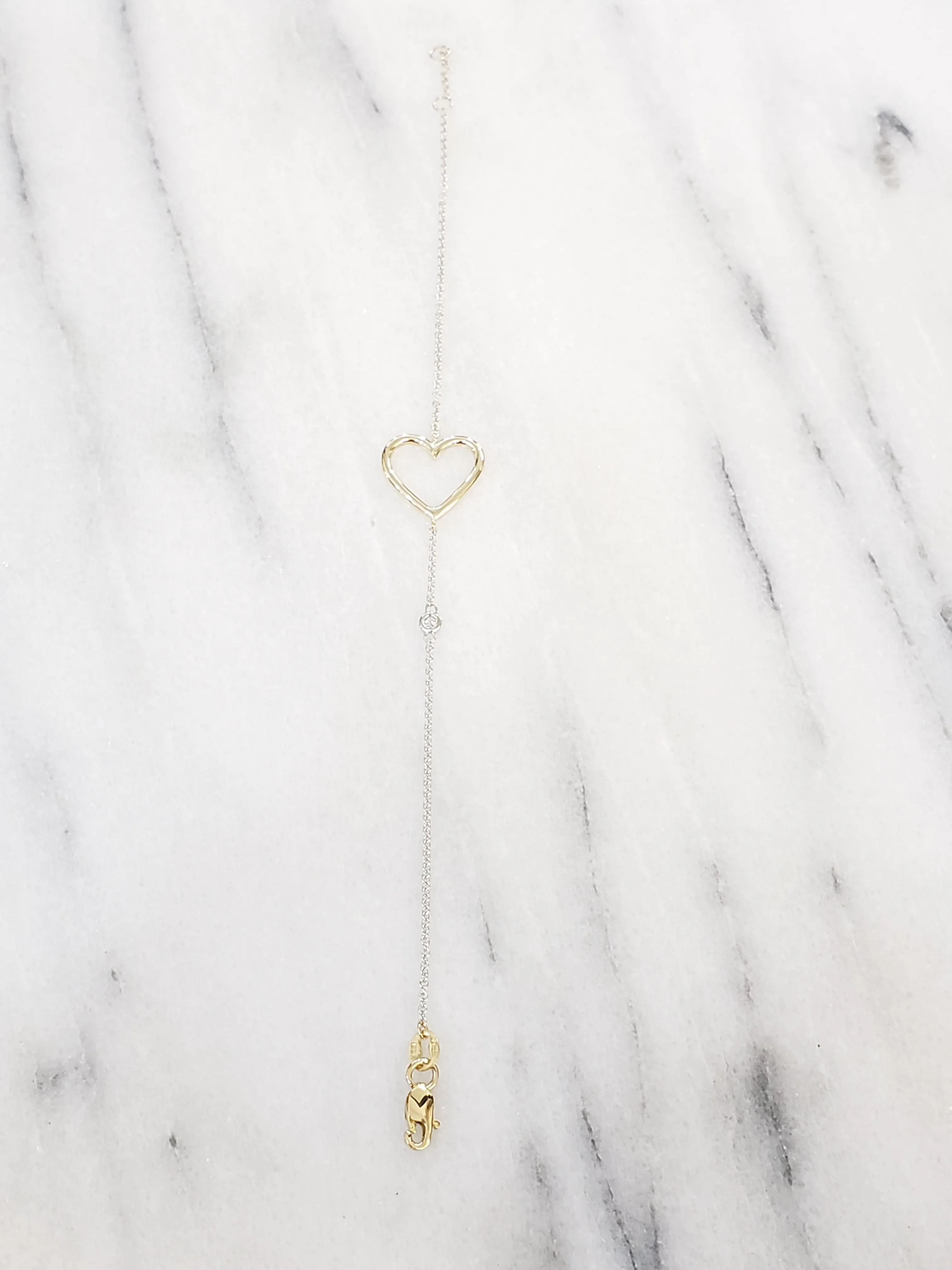 Heart Bracelet with Diamond