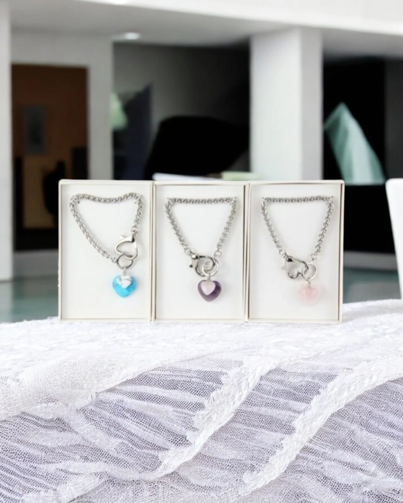 Heart GemStone Bracelets