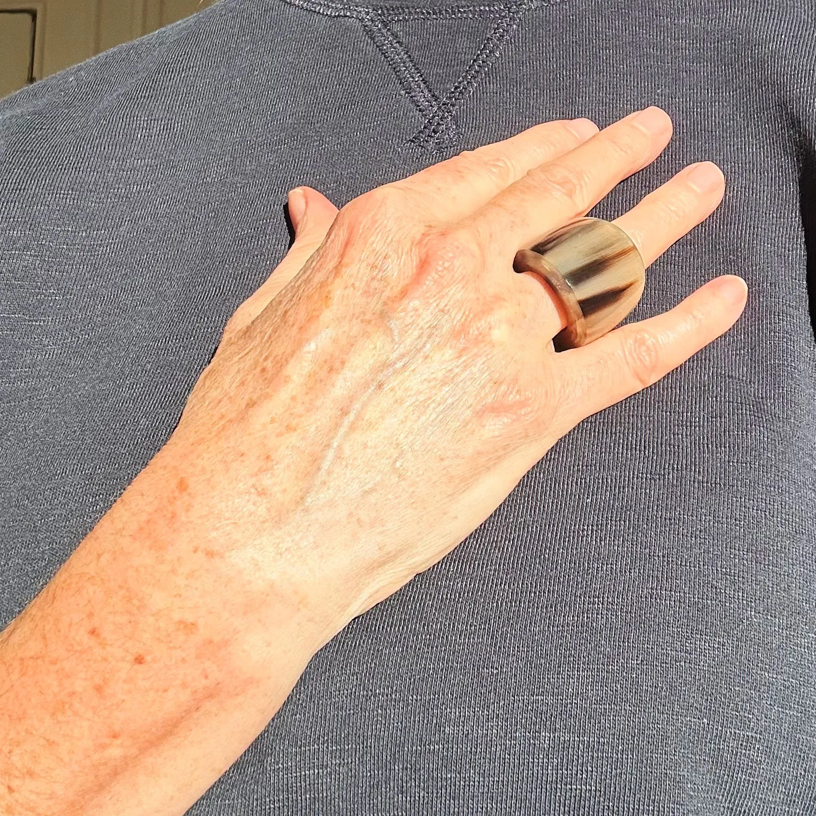 Horn Cocktail Ring