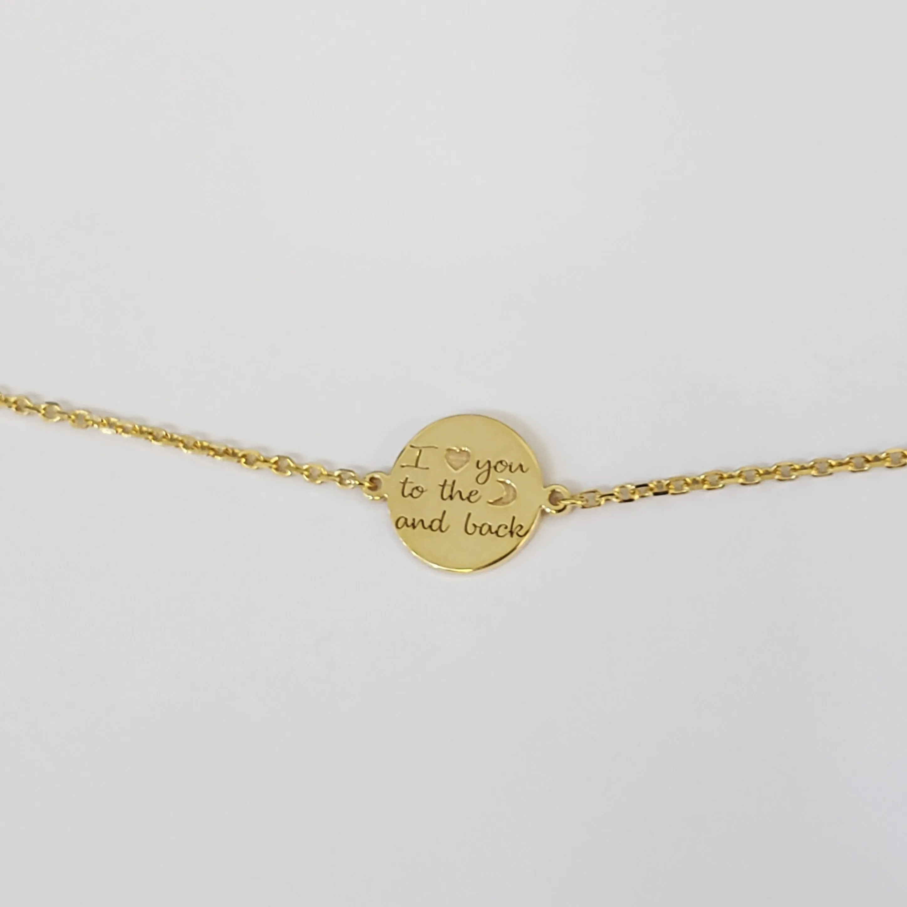 I  ❤ you to the 🌙 and back Bracelet