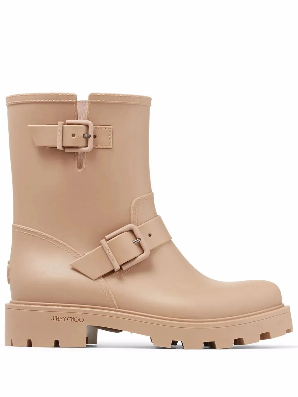 Jimmy Choo Yael flat biodegradable rubber rain boots