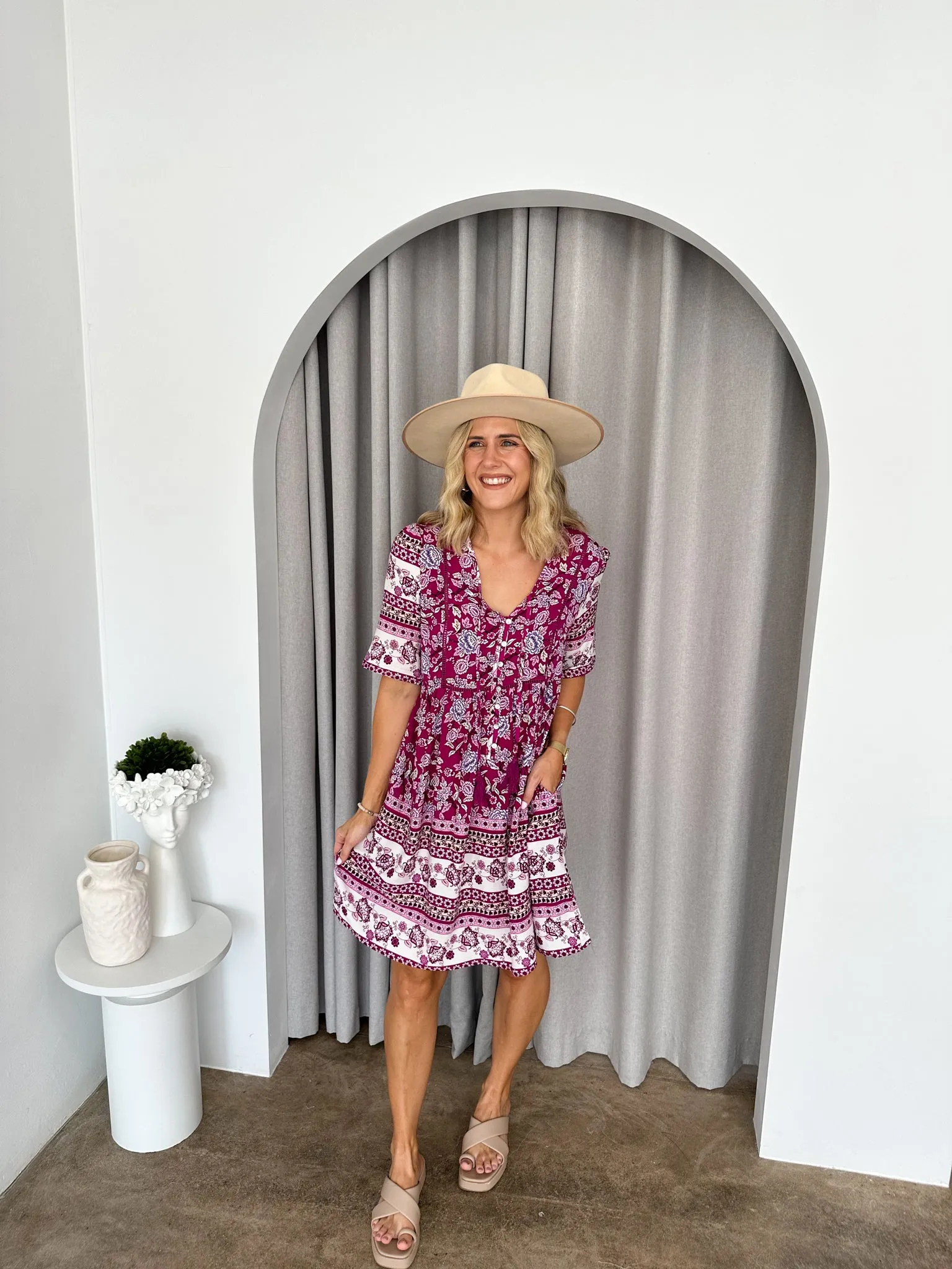 Joelene Dress -Violet