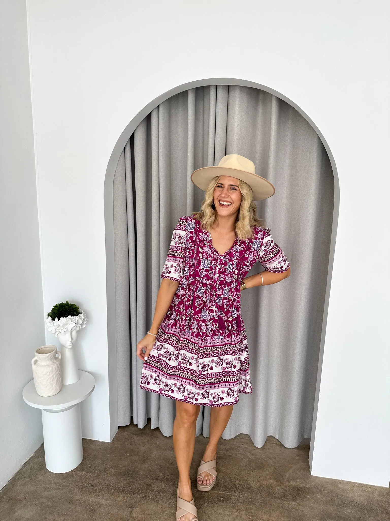 Joelene Dress -Violet