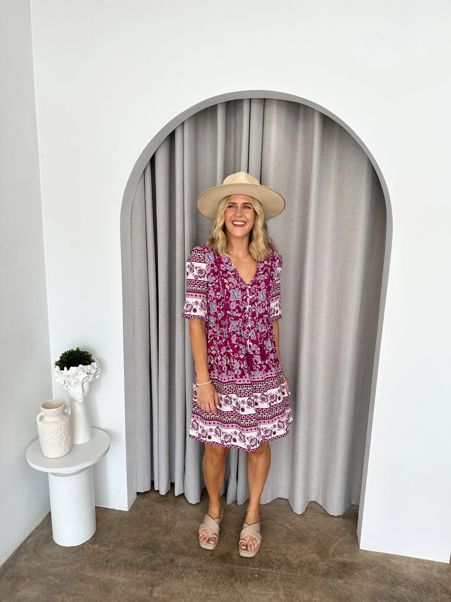 Joelene Dress -Violet